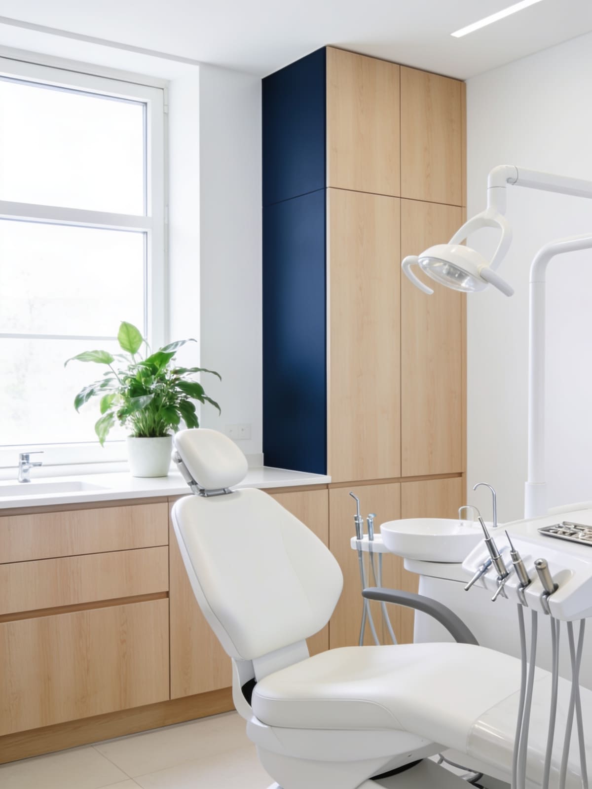 Sala de tratamiento luminosa de Estetic Dent